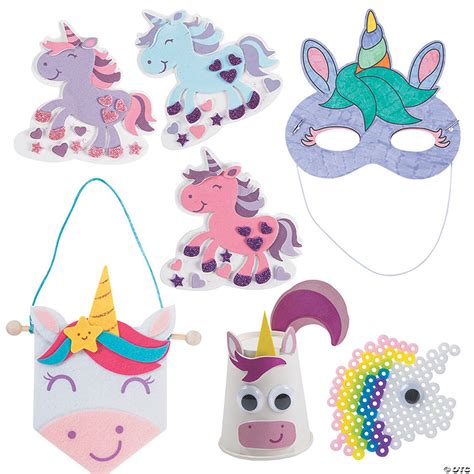 Unique Unicorns Craft Kit Assortment Makes 60 Oriental Trading