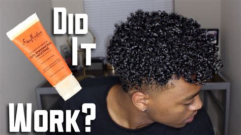 The advanced formula is great for adding more bounce to the hair and can be used on both tight and. SHEA MOISTURE REVIEW FOR MEN/ SHORT NATURAL HAIR - YouTube