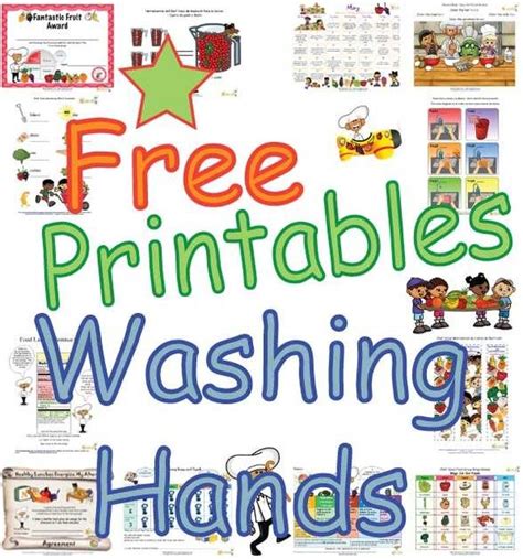 Hand Washing Printables And Worksheets For Children Kids Healthy Activities Kids Cooking