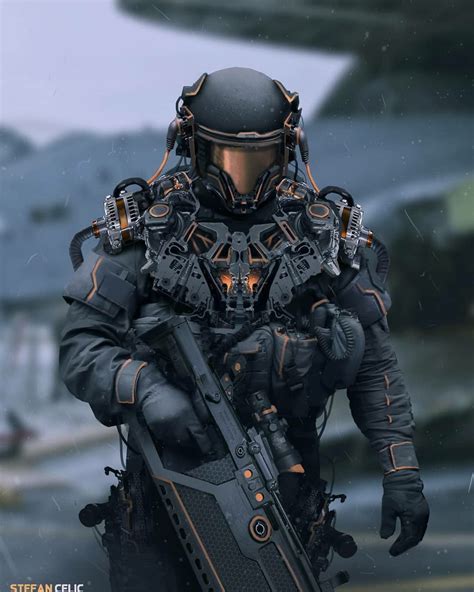 Soldier Of Future Futuristic Armour Future Soldier Sci Fi