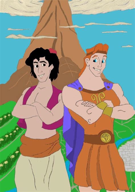 Aladdin And Hercules Crossover Rfanart