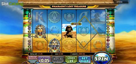 pharaohs lost treasure slot free demo and game review