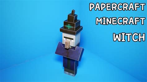 마인크래프트 마녀 종이모형 만들기 How To Make A Minecraft Witch Papercraft Minecraft
