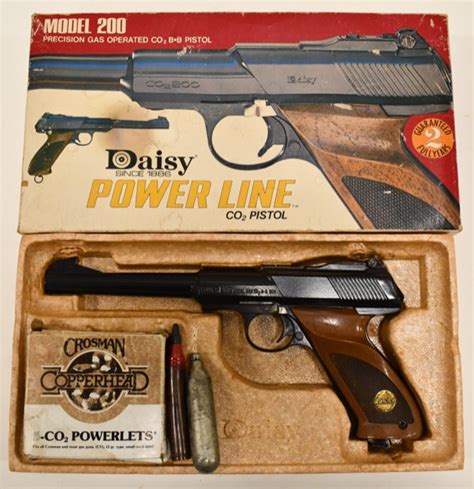 Sold Price Vintage Daisy Powerline Model CO BB Pistol Invalid