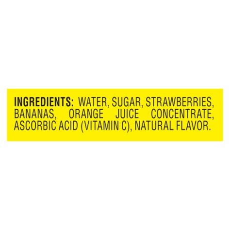 Popsicle Banana Orange Strawberry Fruit Pops 12 Ct 15 Oz Food 4 Less