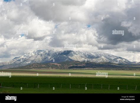 Fresh Spring Snow On Mt Nebo At The Southern End Of The Wasatch Range
