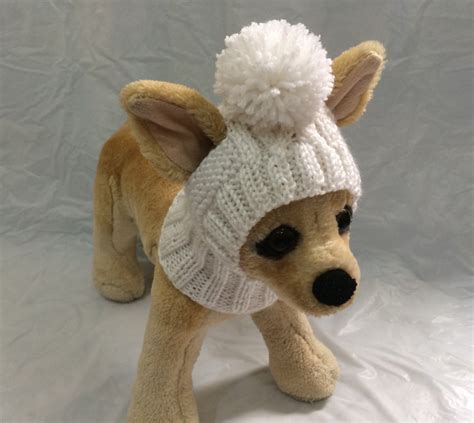 Pet Clothes Apparel Winter Outfit Knit Dog Hat For Small Dogs