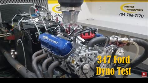 Josephs 347 Small Block Ford Stroker On The Dyno 416hp407tq Youtube