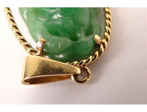 Check spelling or type a new query. Jade pendant solid gold jewelry 18k gold animal twentieth ...
