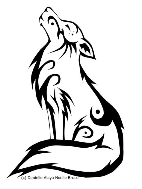 Hand drawn wolf black vector forest predator image on white. Black And White Wolf Drawing at GetDrawings | Free download