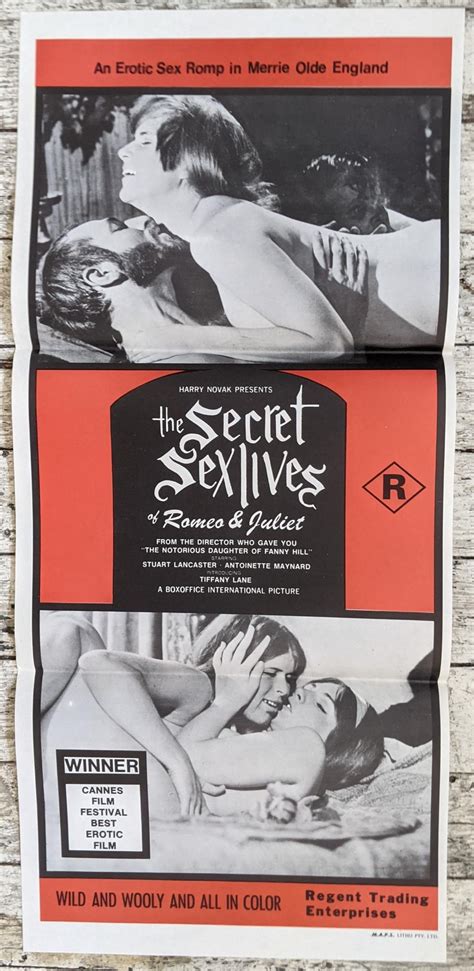 Lot The Secret Sex Lives Of Romeo And Juliet 1969 Starring Stuart