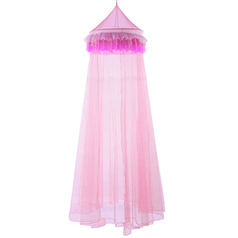 Pink Princess Bed Lace Canopy Netting Mosquito Net