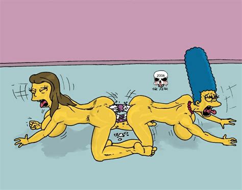 Rule 34 All Fours Anal Ass Breasts Color Female Female Only Human Insertion Marge Simpson