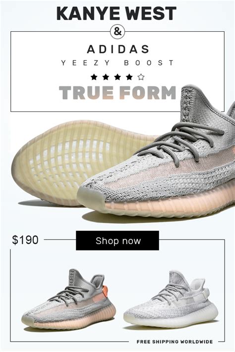 Yeezy Boost 350 V2 True Form Free Shipping Worldwide Shoes Adidas