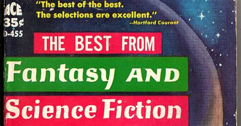 Papergreat Sci Fi Book Cover The Best From Fantasy And Science Fiction