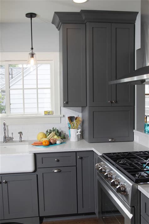 Storm Grey Kitchen Cabinets 21 Ways To Style Gray Kitchen Cabinets