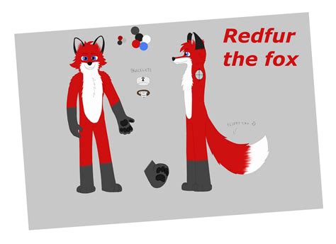 Redfur The Fox Fursona Ref By Foxydude45 On Deviantart