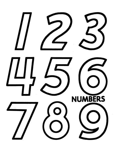 Large Numbers 1 20 Clipart Clipart Suggest