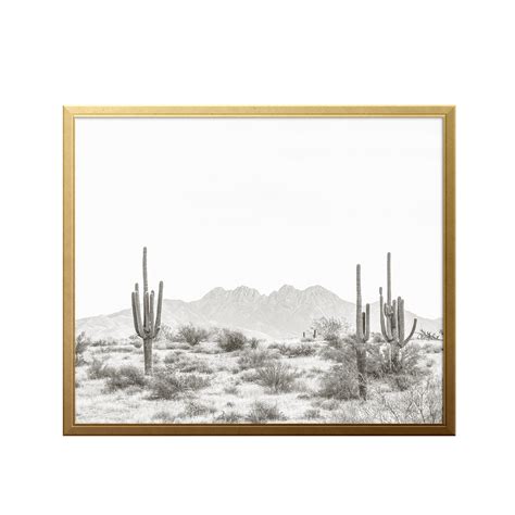 Desert Landscape Art Print Desert Landscape Art Landscape Art