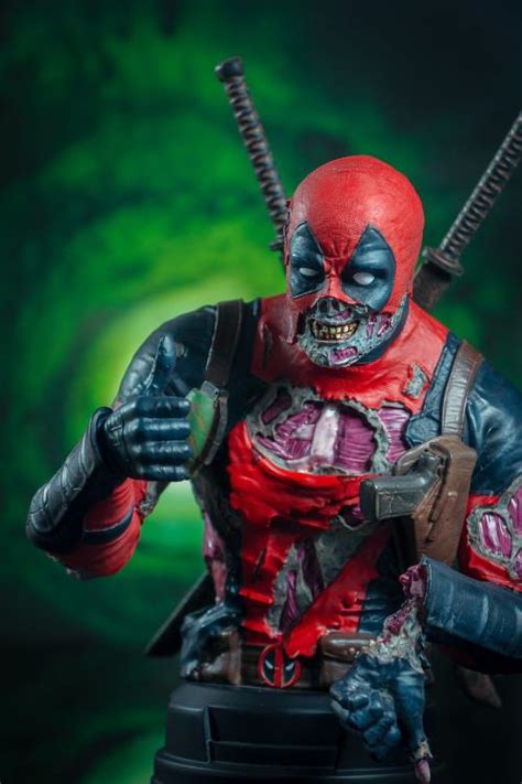 Marvel Deadpool Zombie 16 Scale Sdcc 2020 Exclusive Bust