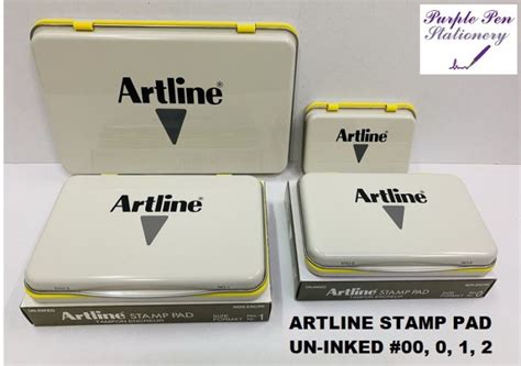 Artline Stamp Pad Un Inked 00 0 1 2 Sold Per Piece Lazada Ph