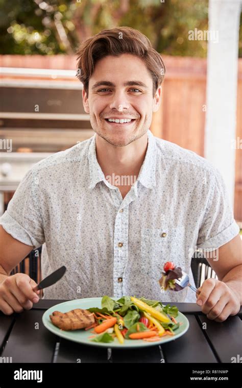 White Man Eating Hi Res Stock Photography And Images Alamy