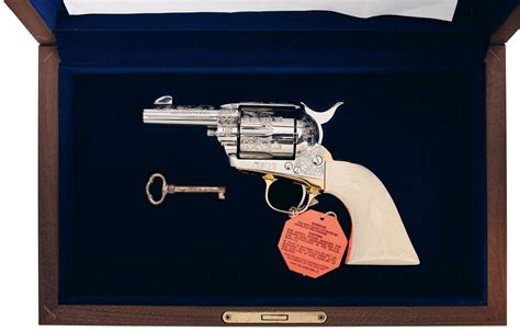 Cased Jan Gwinnell Signed Master Engraved Colt Sheriffs Model Single