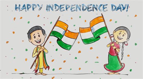 Independence Day Sketch Picture