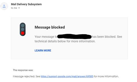 Why Are My Outgoing Emails Being Blocked Gmail Community