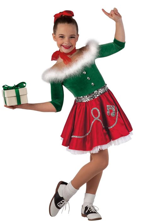Novelty Detail Kids Christmas Outfits Dance Outfits Dance Costumes