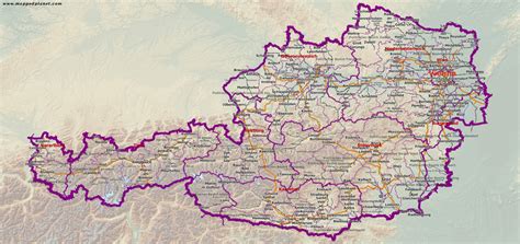 Finden sie auf der karte von österreich eine gesuchte adresse, berechnen sie die route von oder nach österreich oder lassen. Karten und Stadtpläne Österreich