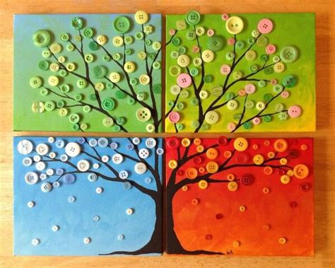 Button Tree With Images Button Tree Art Button Crafts