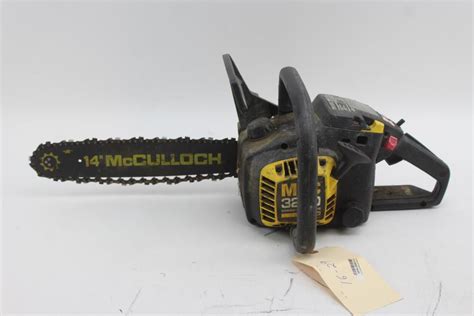 Mcculloch chainsaw user manuals download manualslib. McCulloch MAC 3200 32cc Chain Saw | Property Room