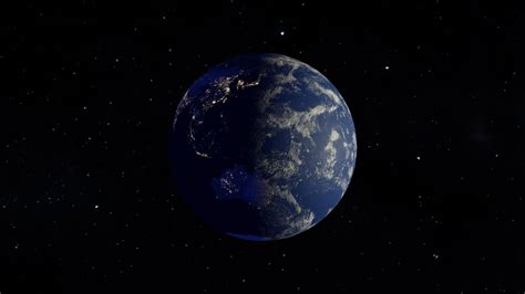Earth Day And Night 3d Model Cgtrader