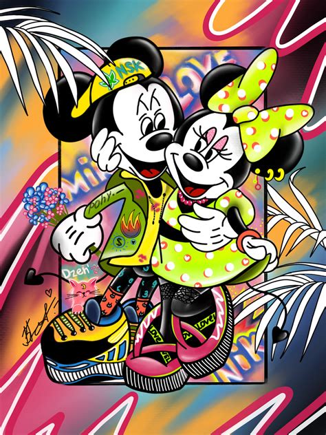 Artstation Mickey And Minnie Mouse