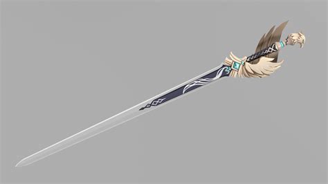 Favonius Sword Genshin Impact Modelados 3d In Otros 3dexport