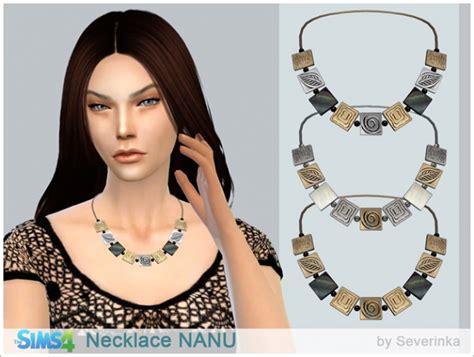 Nanu Necklace At Sims By Severinka Sims 4 Updates