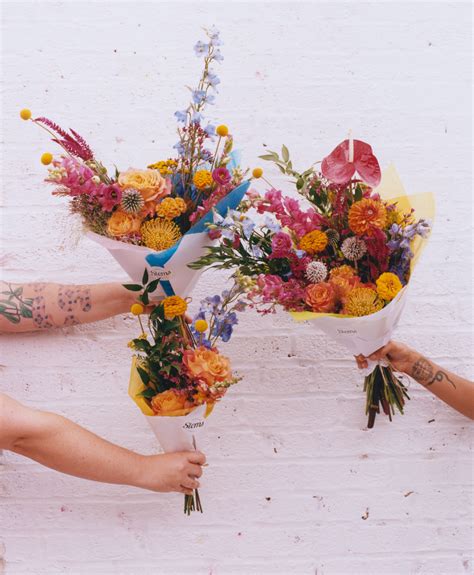 The Hand Tied Bouquets Stems Brooklyn