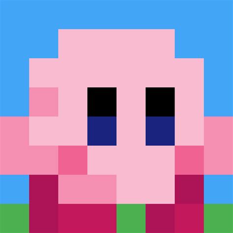 Pixilart Kirby In 8x8 Pixels By Squidyspecs