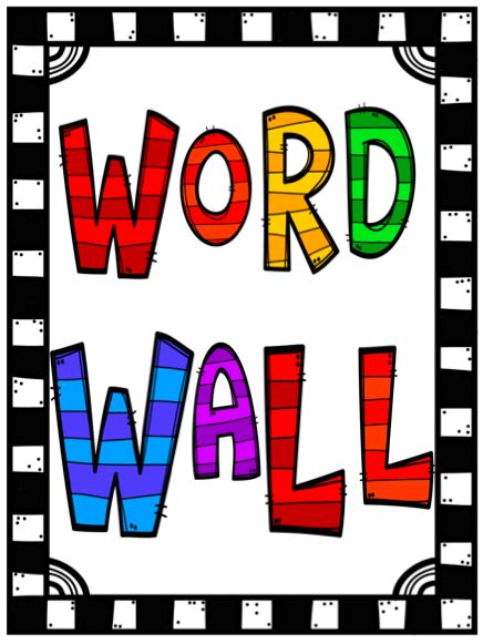 Freebie Word Wall Alphabet Word Wall Letters Word Wall Poster Wall