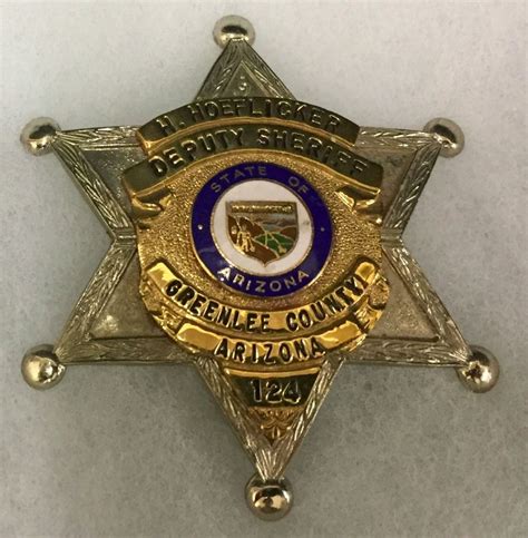 Pair Of Arizona Police Badges