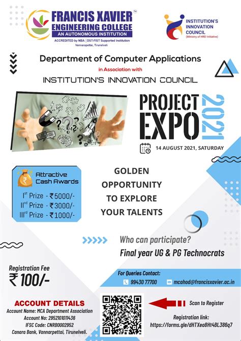 Project Expo 2021 News And Events Francis Xavier Engineering