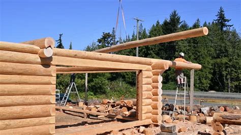 Construction Of A Wooden Log Cabin Videos And Hd Footage Getty Images