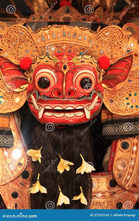 Closeup Mask Of Barong Balinese Stock Photos Image 27323143