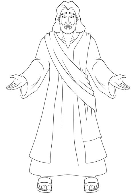 Jesus Coloring Pages - Free Printable Coloring Pages for Kids