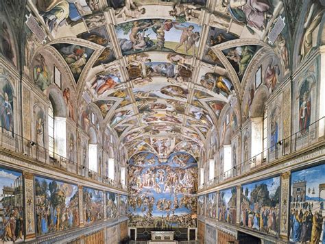 Sistine Chapel Frescos Michelangelo 1541 Fresco Vatican City The