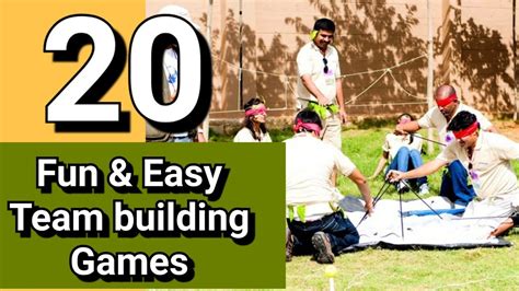 20 Fun And Easy Team Building Games New 2019 Youtube