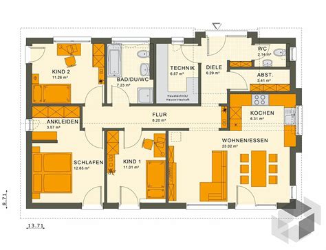 100 sqm house design floor plans bungalow pinterest hashtags. Grundriss Bungalow 100 qm in 2020 | Living haus, Haus ...