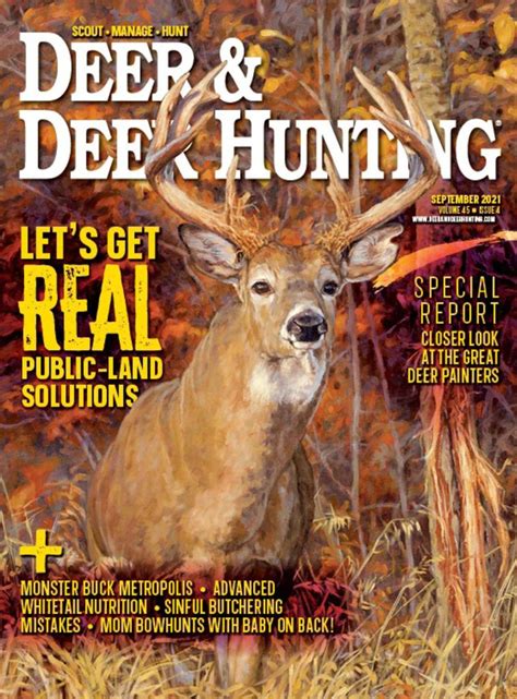 Deer And Deer Hunting Magazine Subscription Discount Whitetail Deer