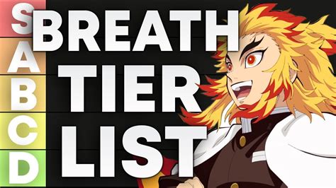 Demonfall Breathing Tier List Update Youtube